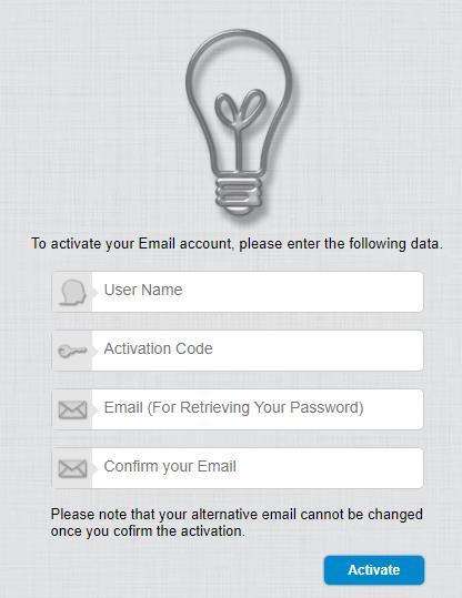You have to activate your account before using the email service provided through the student email server.