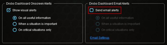 1.8.3 Disabling Email Alerts You can disable email alerts at any time without changing your email alert settings.to disable email alerts, follow these steps: 1.