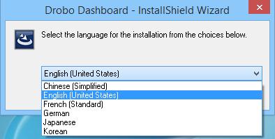 1.4.1.1.1 Installing Drobo Dashboard on Windows To install the Drobo Dashboard on a Windows machine: 1. Go to the Start Drobo 5C page and download the Drobo Dashboard installation file for Windows. 2.