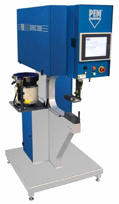 PEMSERTER SERIES 2000 AUTOMATIC INSERTION PRESS The PEMSERTER Series 2000 press has established itself as the productivity leader in the world of fastener installation. This press has 71.