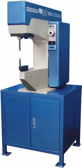 PEMSERTER SERIES 4 PNEUMATIC PRESS The PEMSERTER Series 4 press is totally pneumatic providing short cycle time for increased productivity and 53.4 kn / 6 tons of force and a 45.