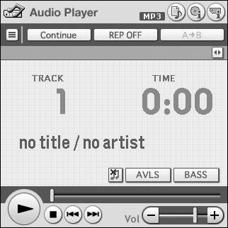 Listening to music with your CLIÉ handheld Application to be used Audio Player CLIÉ Handheld Keyword MP3, ATRAC3 Summary For playing back music files saved in a Memory Stick media.