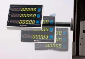 ) The display is low-profile but has large digits and can be mounted in the position most convenient for