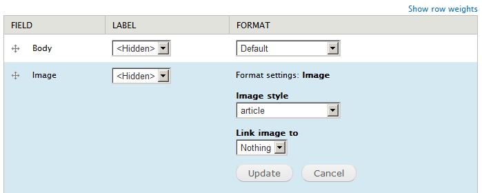 Custom Content Types 3. Select +Add style. 4. Enter article in the Style name field. 5. On the Edit style page, select Scale and crop from the EFFECT drop-down. 6. Click on Add. 7.