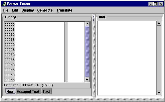 3 Testig Format Defiitios 2. Choose Tools Test. The Format Tester dialog displays. Note: The Tester works with the curretly loaded message defiitio documet.