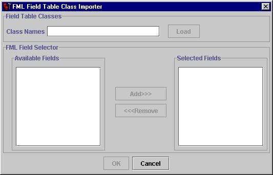 Importig a FML Field Table Class 1. Start Format Builder by clickig Start Programs BEA WebLogic E-Busiess Platform WebLogic Itegratio 2.0 xmltraslator Format Builder.