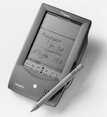 APPLE NEWTON In 1987 Apple Computer started its tablet project, which considered release of devices of three sizes, with the one