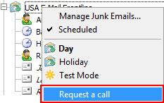 Request Queue Calls Supervisors can request calls from queues allowing them to pick-and-choose which calls to take and when to take them.