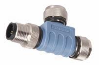 TURCK Network Media Products DeviceNet, eurofast Bus Tees Creates a Drop or Branch from the Main Bus Line Cable Drop Can Be Up to a Maximum of 6 Meters eurofast Drop Connector Housing Part Number