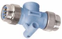 Industrial Automation DeviceNet, Gender Changers and Elbow Connectors Allows Quick and Easy Changes from Male to Female Connectors Available in Straight and Right Angle Styles with minifast