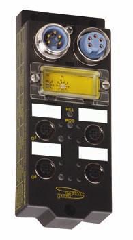 TURCK Industrial I/O DeviceNet Products Standard Output Station Rugged, Fully Potted Stations IP 67, IP 68, IP 69K Protection Compact Housing Automatic Baud Rate Sensing FDNQ-S0002G-T Electrical