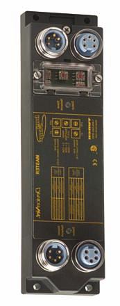 TURCK Industrial I/O DeviceNet Products DeviceNet Master Used to Manage a Sub-Network Manages 8-nodes on Sub-Network FDN-MSTR-1220 Electrical Bus Power: 11-30 VDC Current Consumption: 125 ma (Slave),