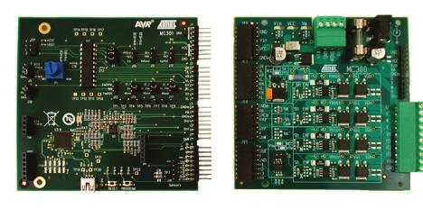 Motor Control The ATAVRMC100 kit includes an evaluation board, a 3-phase BLDC motor