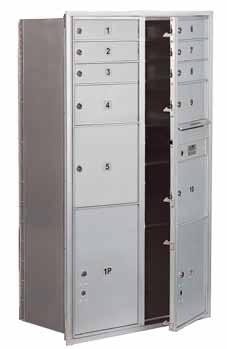 Note: 3700 series 4C custom horizontal mailboxes and parcel lockers have been U.S.P. S. approved and meet the specifications of USPS-STD-4C.