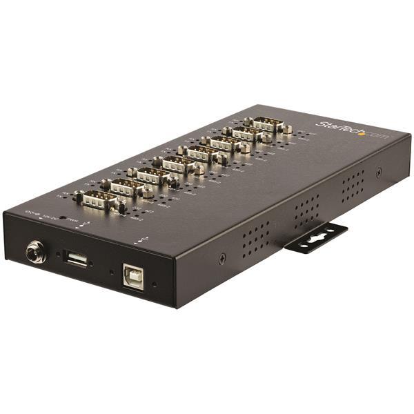 8-Port Industrial USB to RS-232/422/485 Serial Adapter - 15 kv ESD Protection Product ID: ICUSB234858I Add extra COM ports to your laptop or desktop computer, quickly and easily.