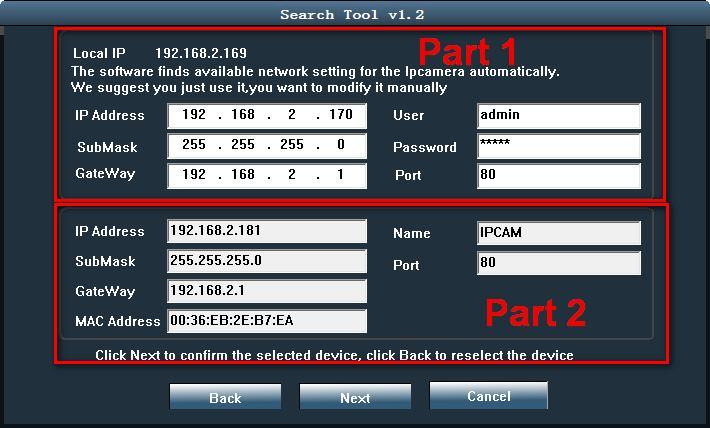click Next. You can got following frame, then revise IP address, Submask, Gateway manually.