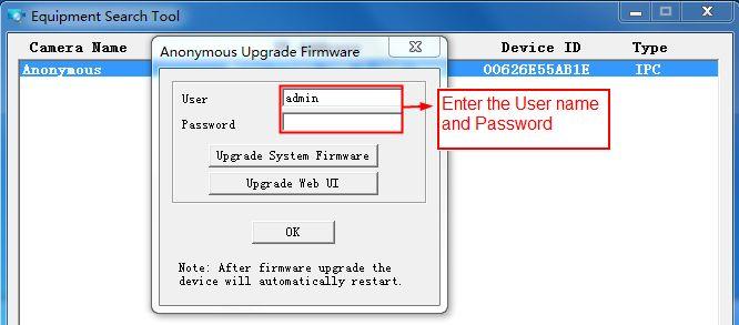 Please don t upgrade the firmware unnecessarily. Your camera may be damaged if misconfigured during an upgrade.