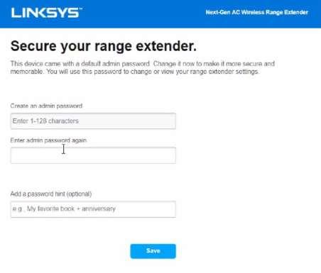 Step 8: Register your Linksys RE9000 by entering your Email Address in the