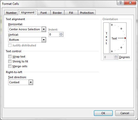 use the Format Cells Dialog Box ii. Keyboard for Format Cells Dialog Box = Ctrl + 1 iii.