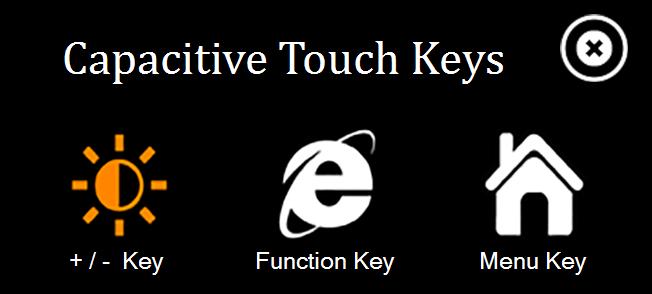 Setting the +/- Key (HotTab) This HotTab +/- Key option allows users set the (+) and (-) touch keys functions.