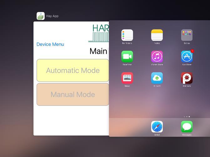 This will show the open apps that are running on your ipad