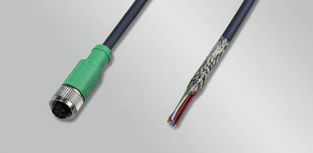 Connector, 5 pole plug EE310 / EE360: E5, E6, E12 M12x1 cable connector, 5 pole, HA010709 IP67 (NEMA 4), for self assembly Cables Connecting Cable EE220/EE244 EE07 - EE220/EE244 EE871 - EE244