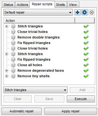 Undo-Button: reverse the changes step by step Overall enhanced user interface and usability for more intuitive use Repair Professional, fast, reliable and automatic part repair even in most