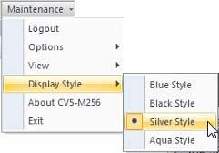 Display Style: Select the current display style from list.