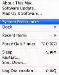 Please select System Preferences Internet &Wireless