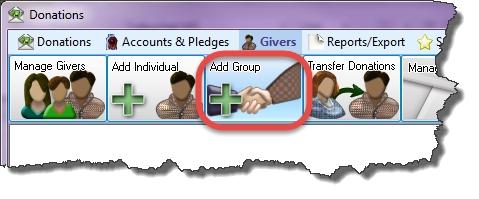 Chapter 4 - Givers Add a Grup f Givers Add new cntact