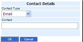 The blue box indicates the contacts grid Where NHS Professionals holds contact details for you, you will see them in this grid.