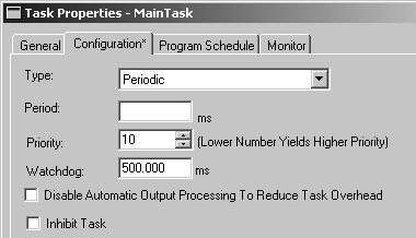 Chapter 1 Managing Tasks 2. Select the Configuration tab. 3.
