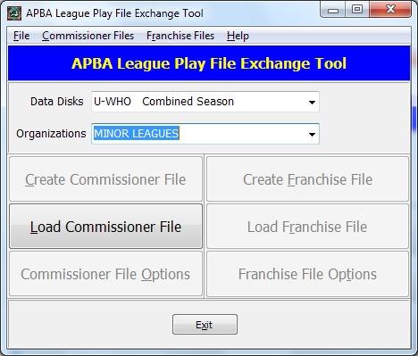 Using LPFET Example 1: Load a new league into 5.x using a 5.