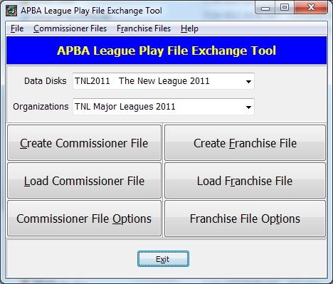 Example 2: Create a 5.75 F-file to send to the Commissioner You are using Version 5.x, and you need to send a Franchise file to the Commissioner, who is using Version 5.