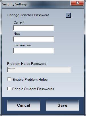 Enable Student Passwords Allows you to require students to log in with both username and password each time they enter SOS.