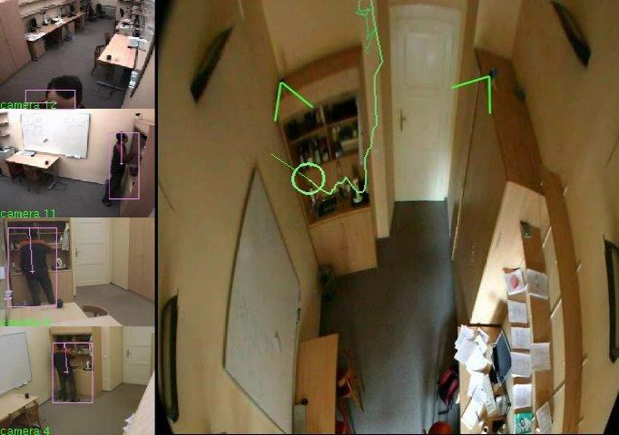 Connected component tracking static cameras assumed 5/20 motion segmentation biggest connected