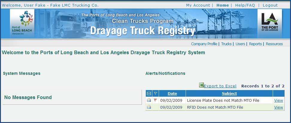 4 How Do I View PDTR Alerts/Notifications? Step 1. View the Alerts/Notifications section on the Home page. Select the View link for one of the notifications in the list.