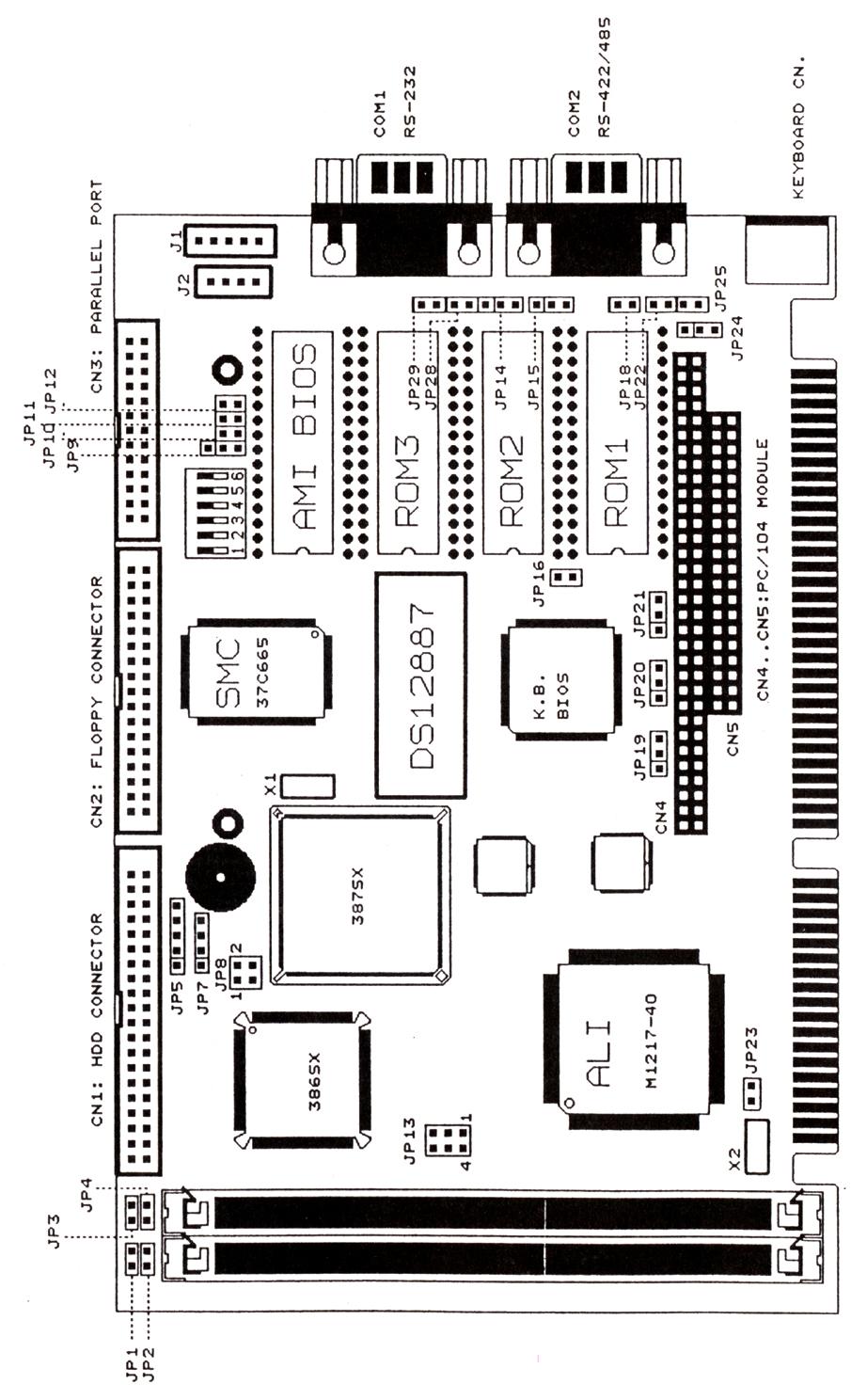 PCA-6134P PCB layout