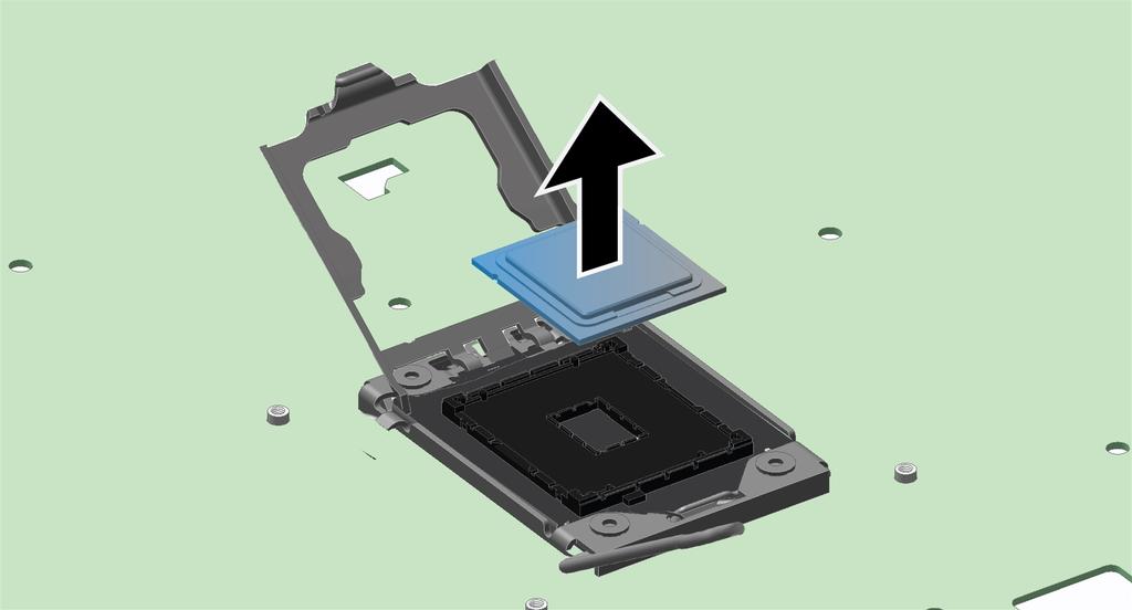 Be sure to handle the processor by the flat edges! a.