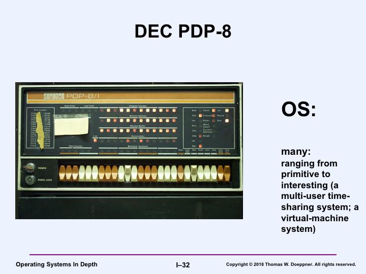 The PDP-8, introduced in 1965 (the photo is from http://www.pdp8online.com/pdp8i/pdp8i.shtml), was the first minicomputer and was cheap enough to be used in small laboratories.