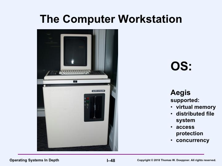 An Apollo workstation, introduced in 1982.