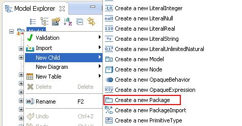 7.4.1 Package A package is a general UML grouping element, comparable to a folder in Windows or a directory in Unix. It is used to bring order in the model. A package may have a semantical meaning (e.