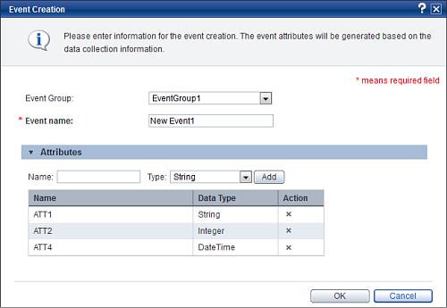 Editing Elements Note that the new event attributes are automatically mapped to the input event attributes, considering the name and the data type of the new event attributes is the same as the input