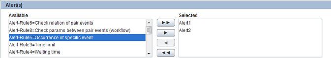 Editing Elements TIP! You can add multiple alerts to an alert filter. Use Add All ( ) to add all the available alerts to an alert filter.