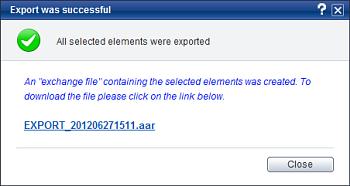 Select the target elements from the Available elements box, and click the Add Selected ( ) button.