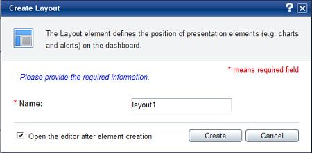Creating Elements It is recommended you edit an element's definition immediately after it has been created to configure the advanced settings for the element.