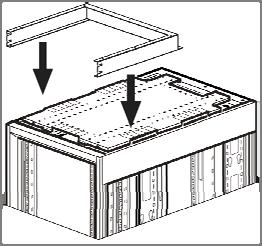 Do not fasten until Step 6. 5. Install the top door stop. Insert two screws and tighten. For double doors, install the top and bottom pin brackets. 6. Install the top adapter.