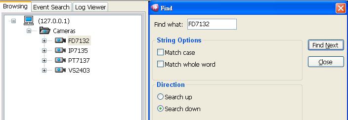 The Find window will pop up for you to set up your searching criteria. Find what: Enter a descriptive string in the blank.