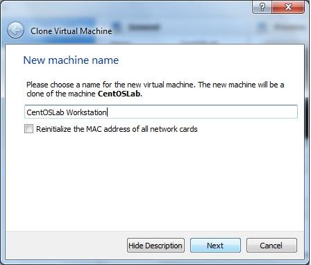 Za kreiranje klona virtualne mašine potrebno je odabrati Full clone i opciju Clone. Konfigurisanje rutera Korak 1.1. Prvo je potrebno konfigurisati prvi ruter RT1.