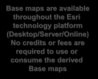 derived Base maps Base maps and  (APIs,